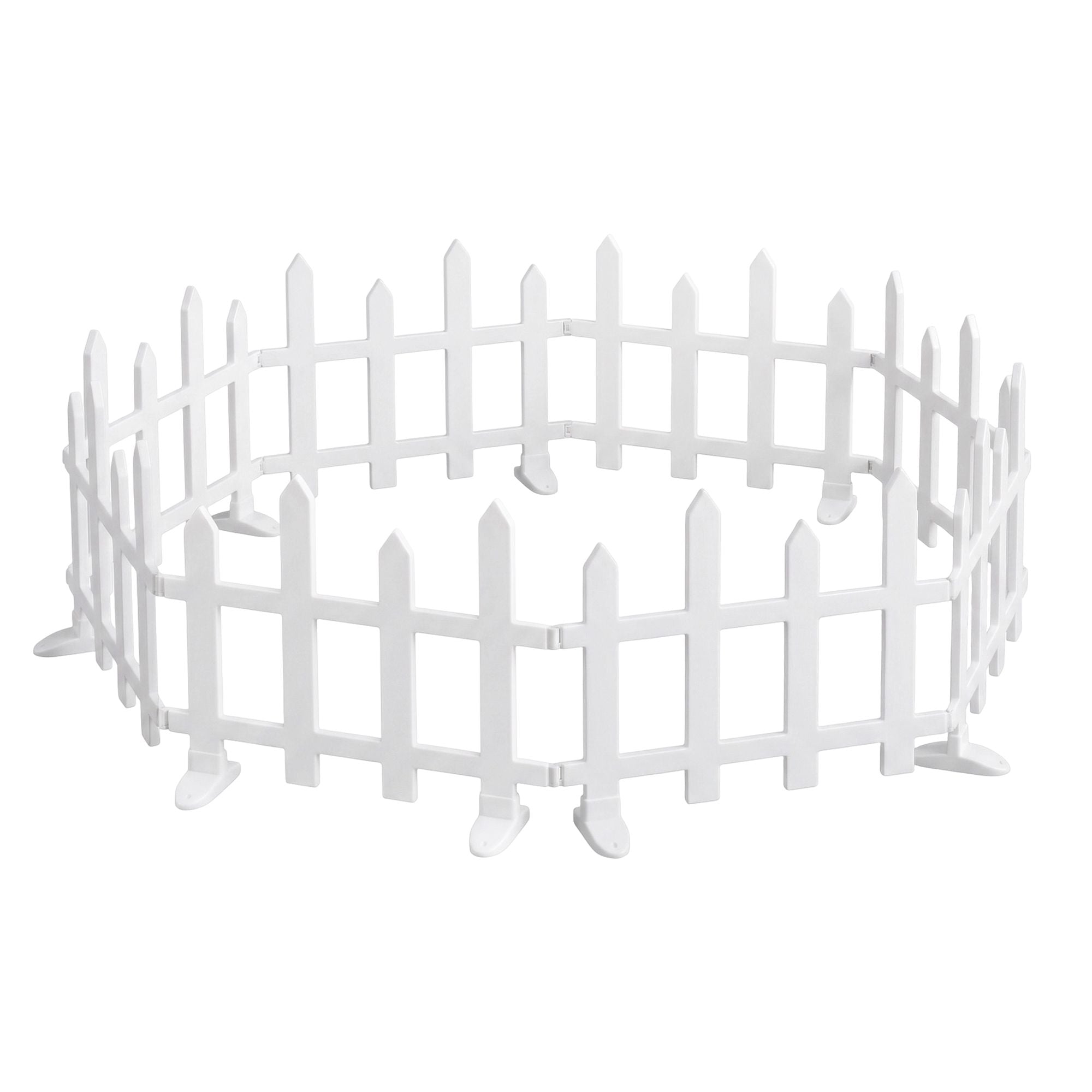 Jingle Jollys 3m Solar Christmas Fence Lights Outdoor Garden Path Decor Warm White 8pc