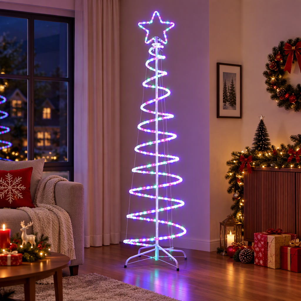 Jingle Jollys Christmas Tree 188cm 288 LED Lights