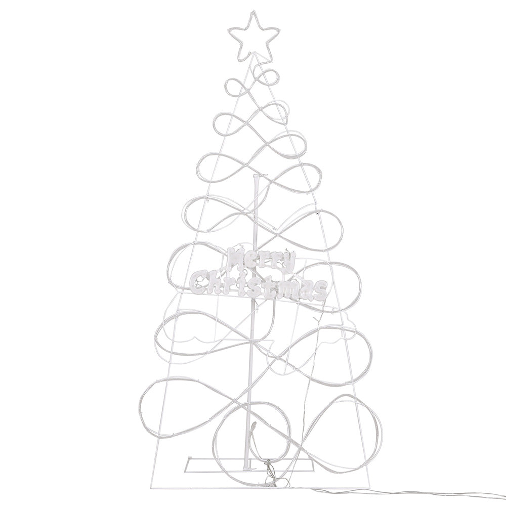 1.7m RGBW LED Christmas Tree, Steel Frame, 8 Modes | Jingle Jollys