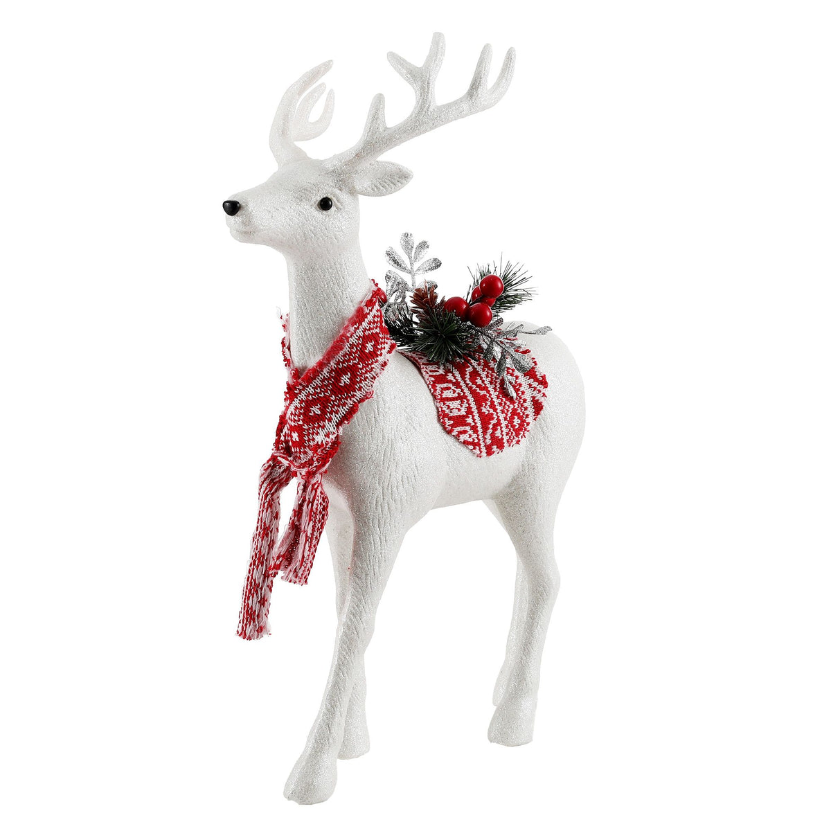 Jingle Jollys Christmas Reindeer Ornament 45cm Glitter Decoration