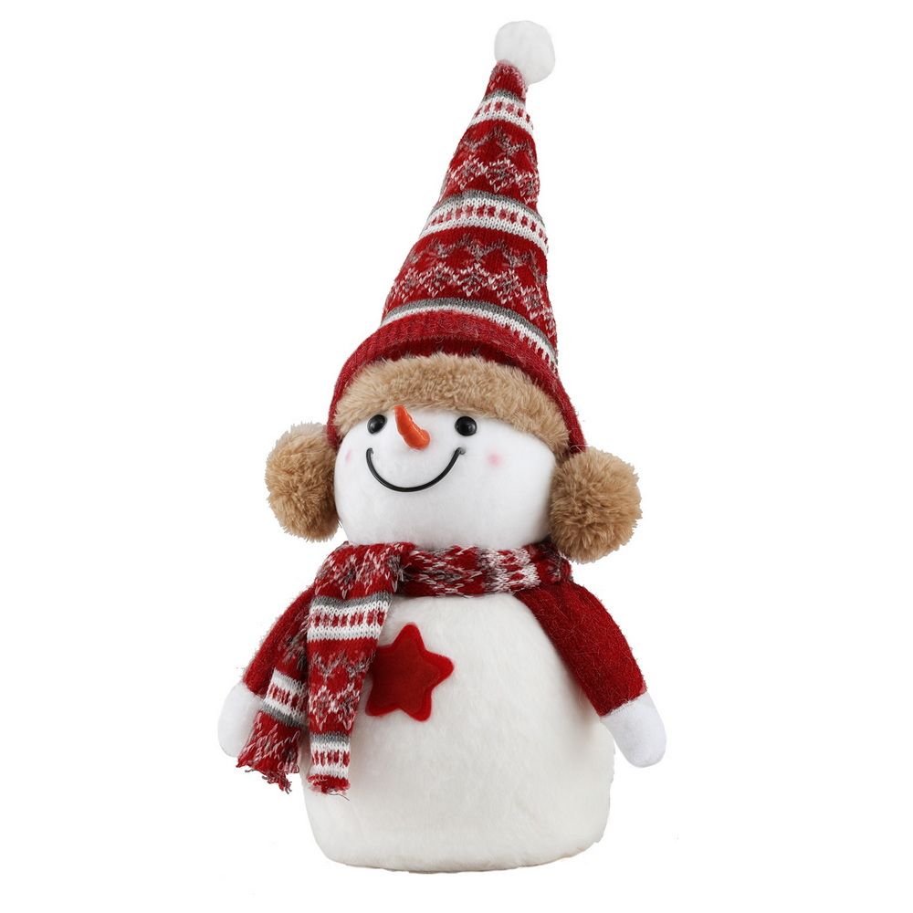 Jingle Jollys Christmas Snowman Handicraft Ornament 35cm