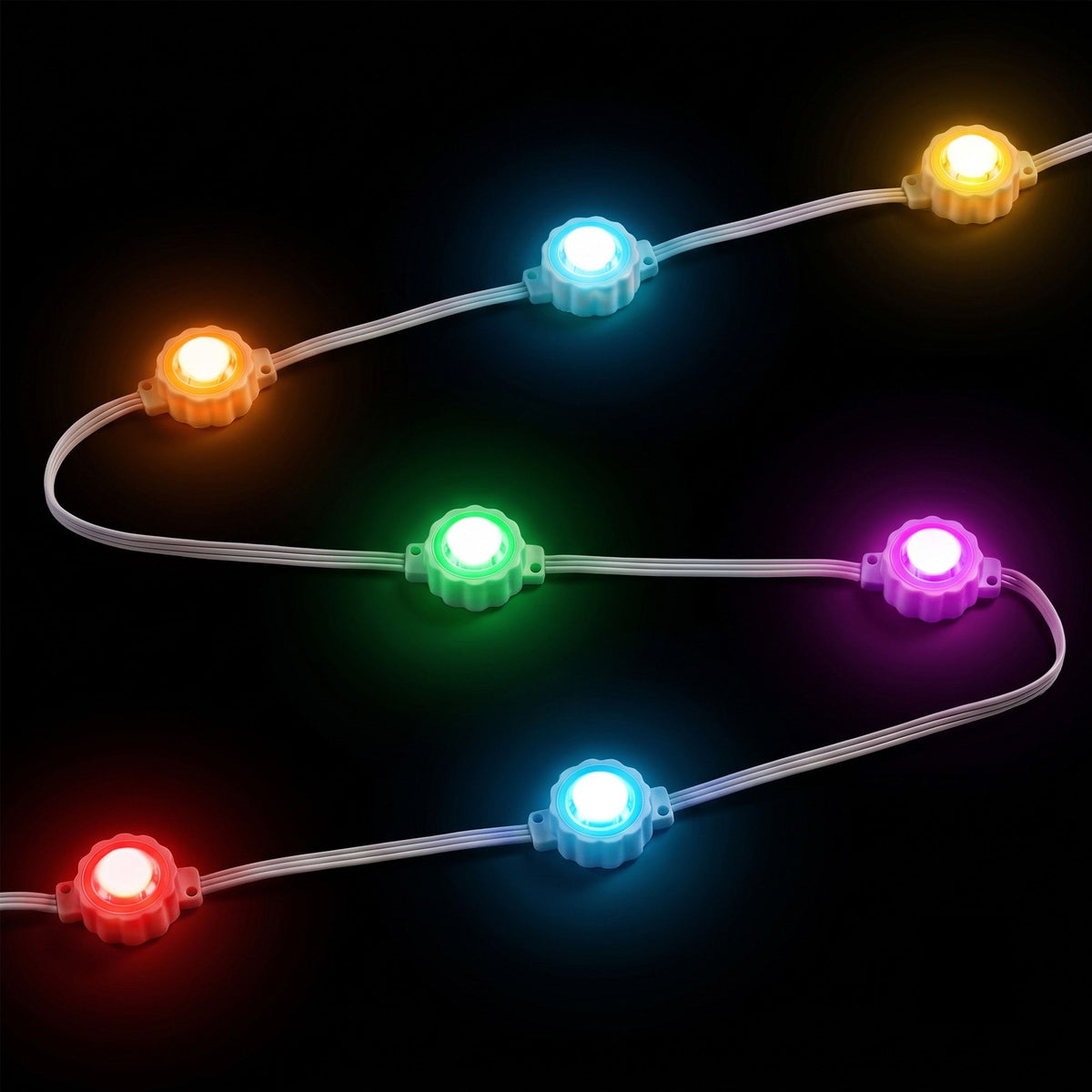 Jingle Jollys 15M Permanent Eaves Christmas String Lights 36 LED