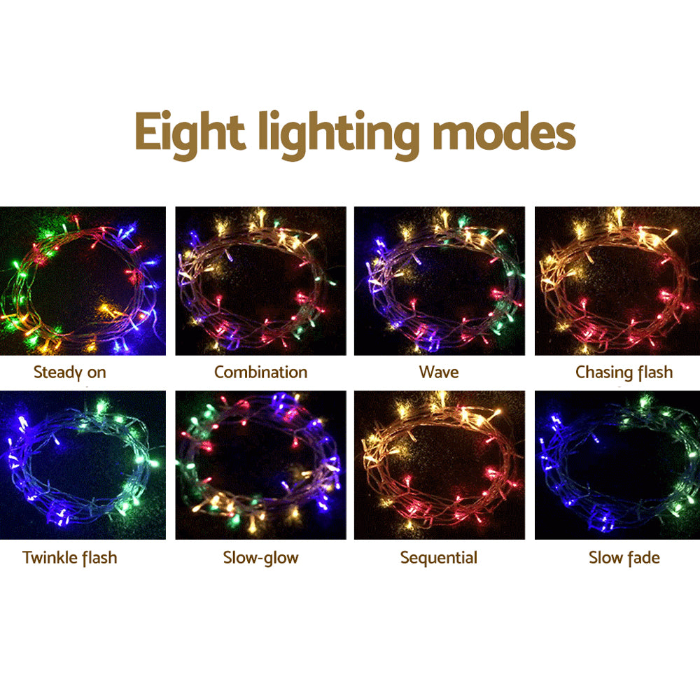 Jingle Jollys 100M Fairy String Lights 500 LED Multi-Coloured