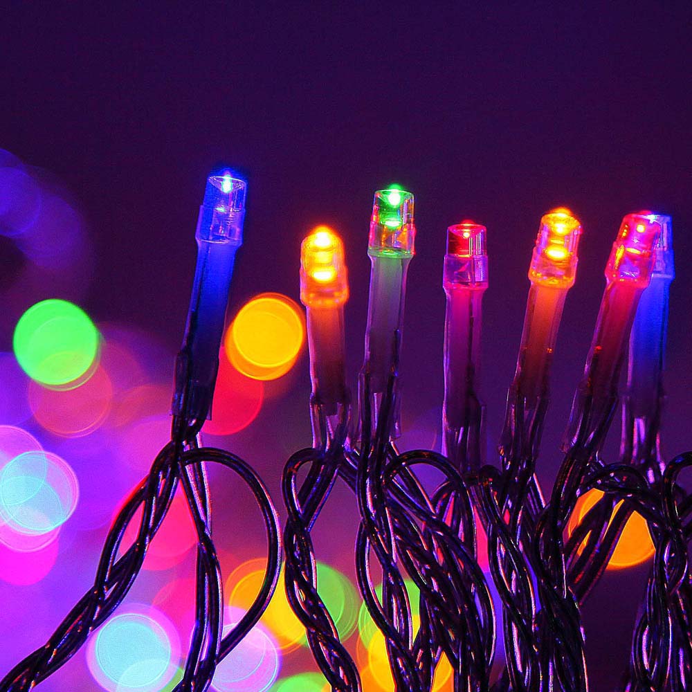 Jingle Jollys 100M Fairy String Lights 500 LED Multi-Coloured