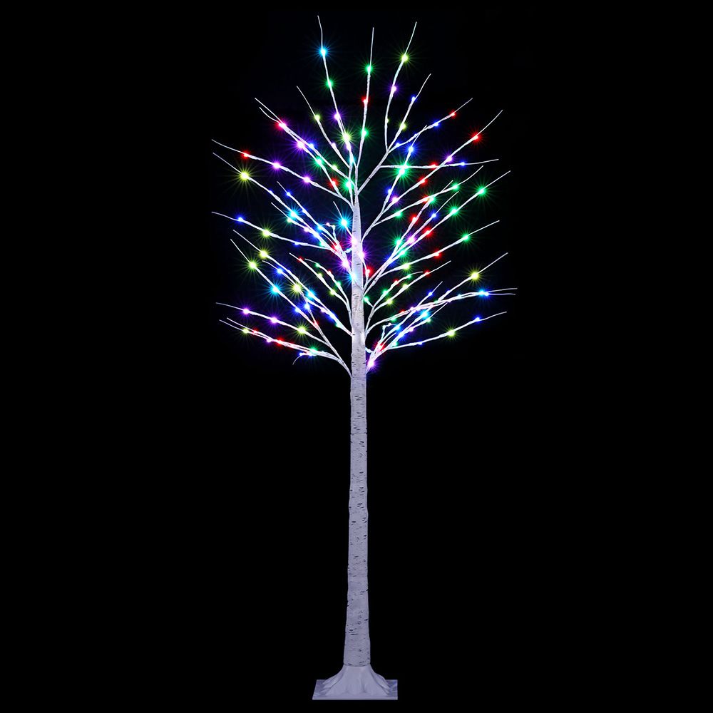 Jingle Jollys 1.7m 3D Twig Christmas Tree 120 RGB LED Lights
