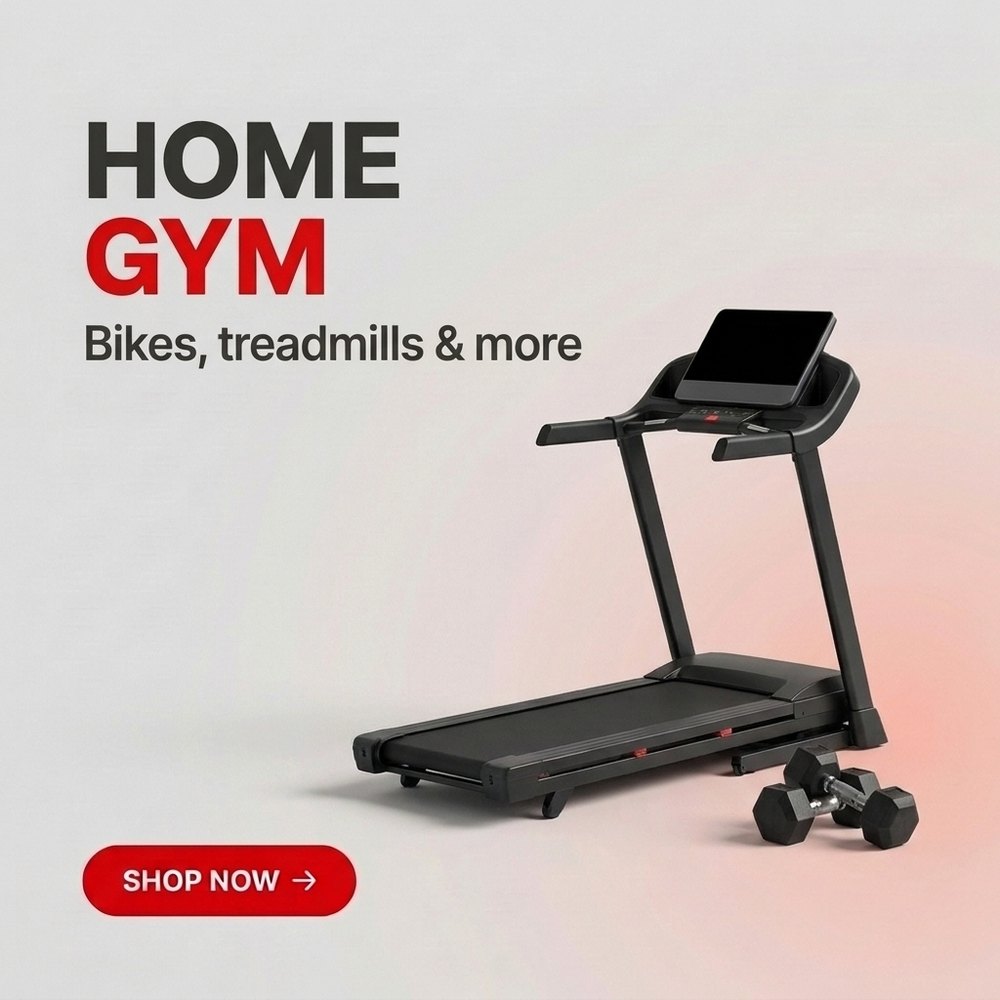 Home gym: exercise bikes, treadmills and more. Shop now.
