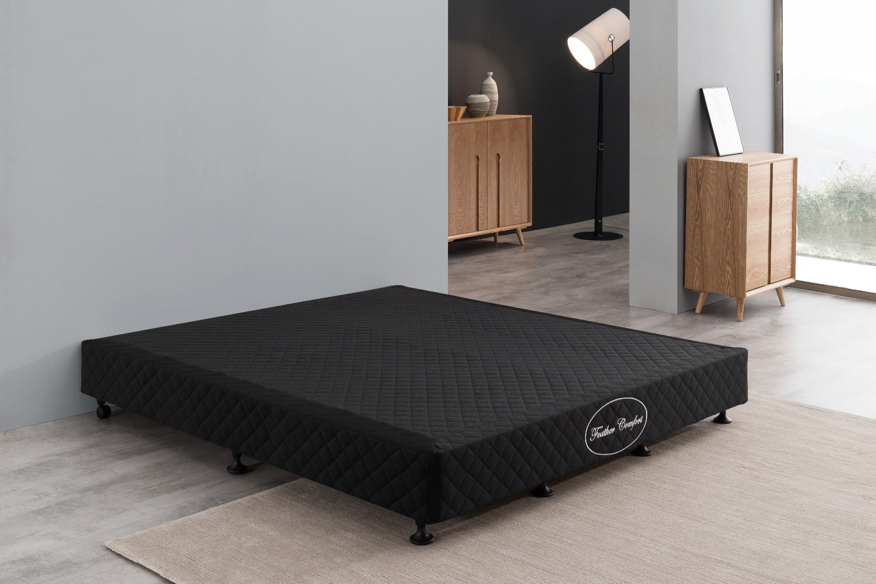 Mattress Base King Size Black