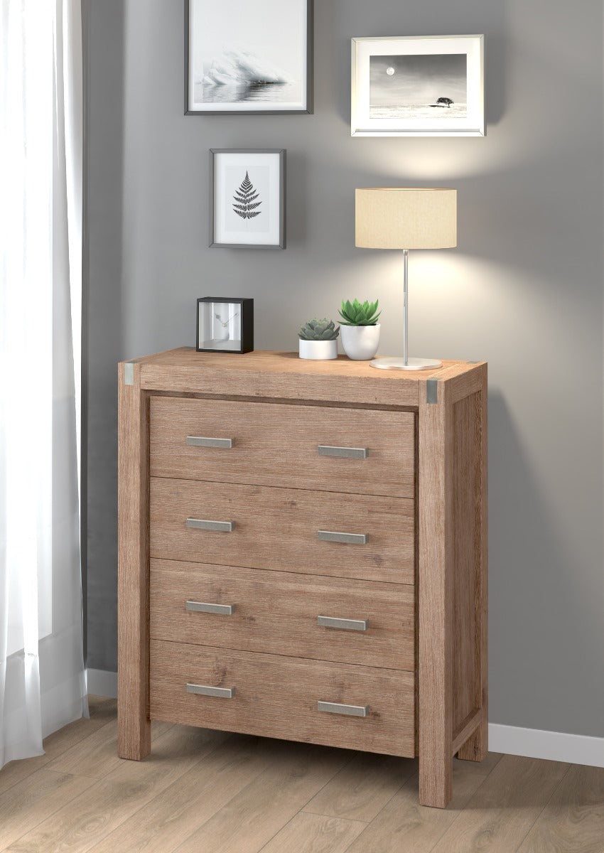 Nowra 4 Drawer Tallboy