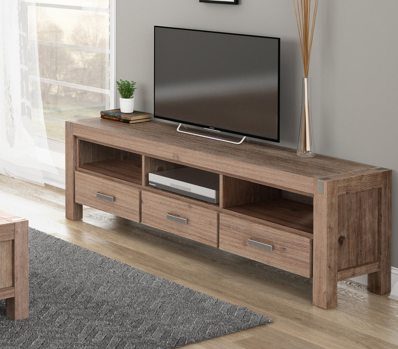 Nowra 3 Drawer Large Tv Unit