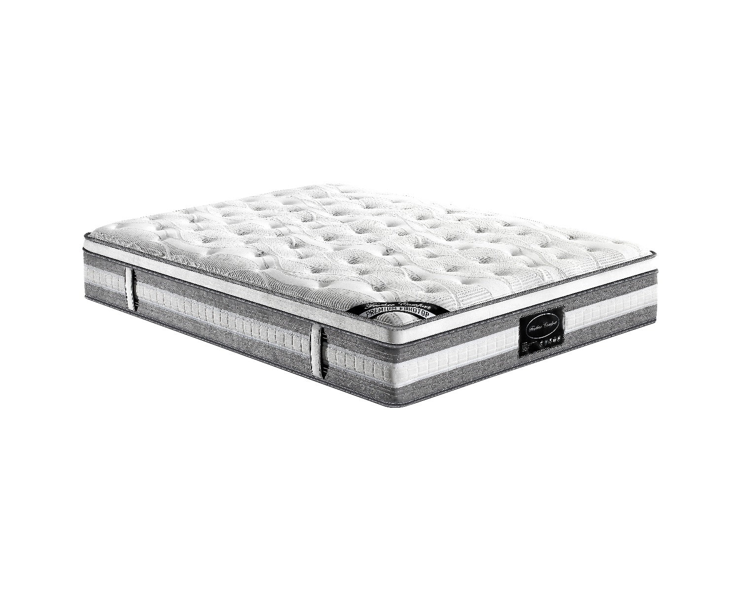 Medium Firm King Euro Top Pocket Spring Mattress 34cm