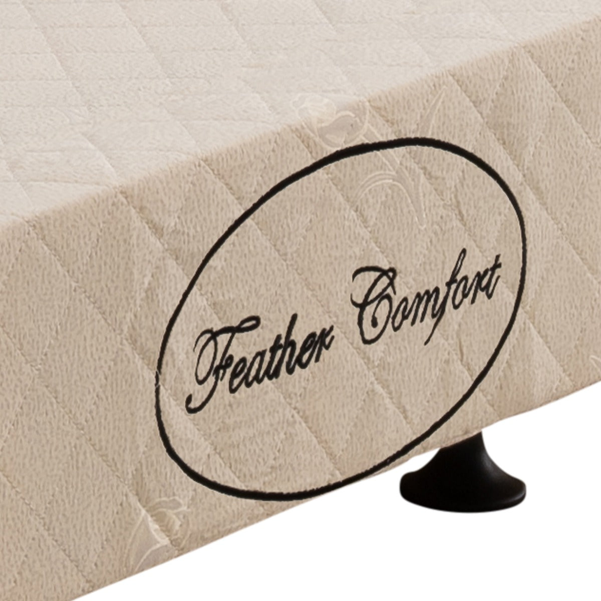 Sturdy Queen Mattress Base with Washable Cover and Castors