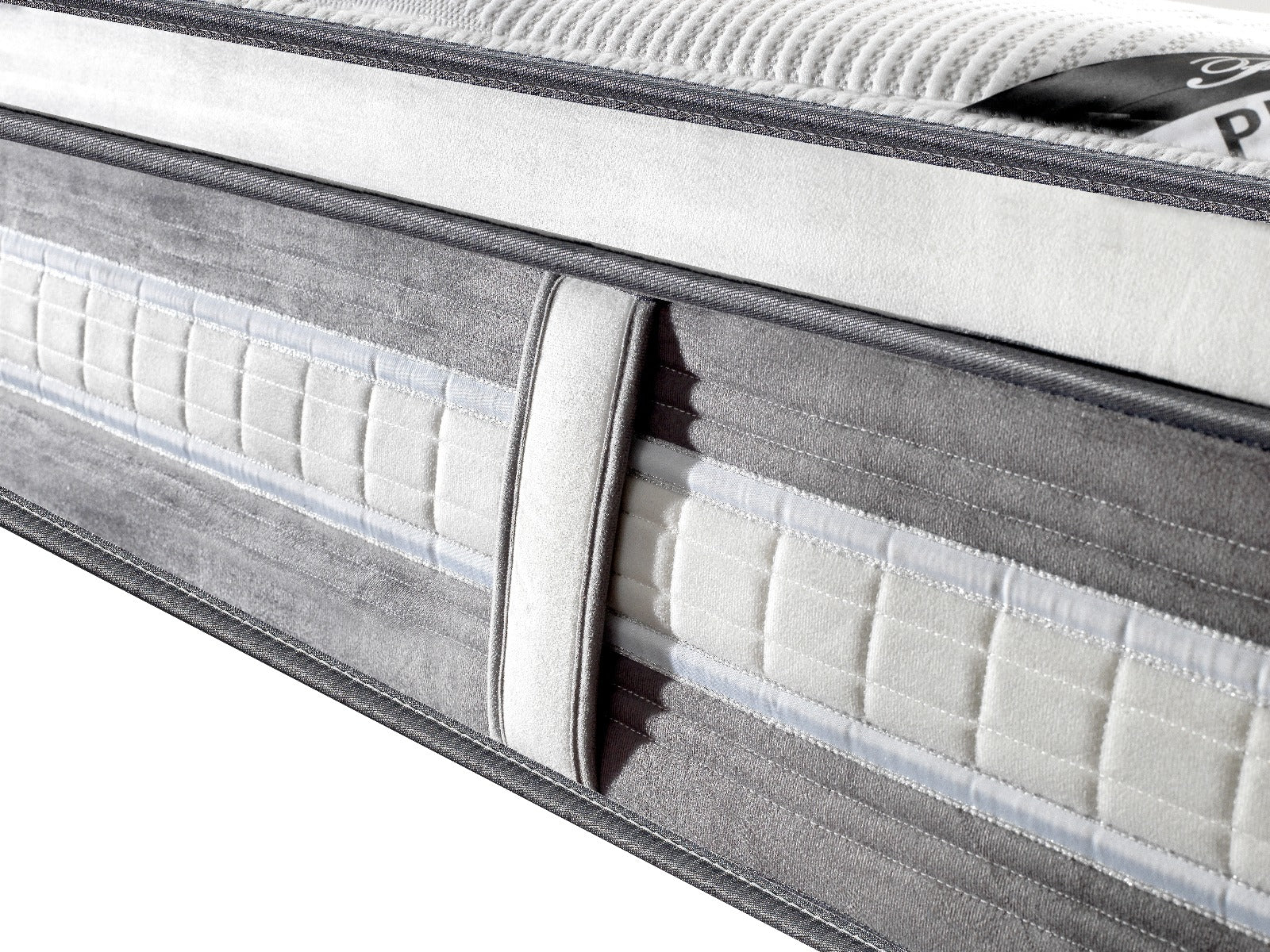 Medium Firm King Euro Top Pocket Spring Mattress 34cm