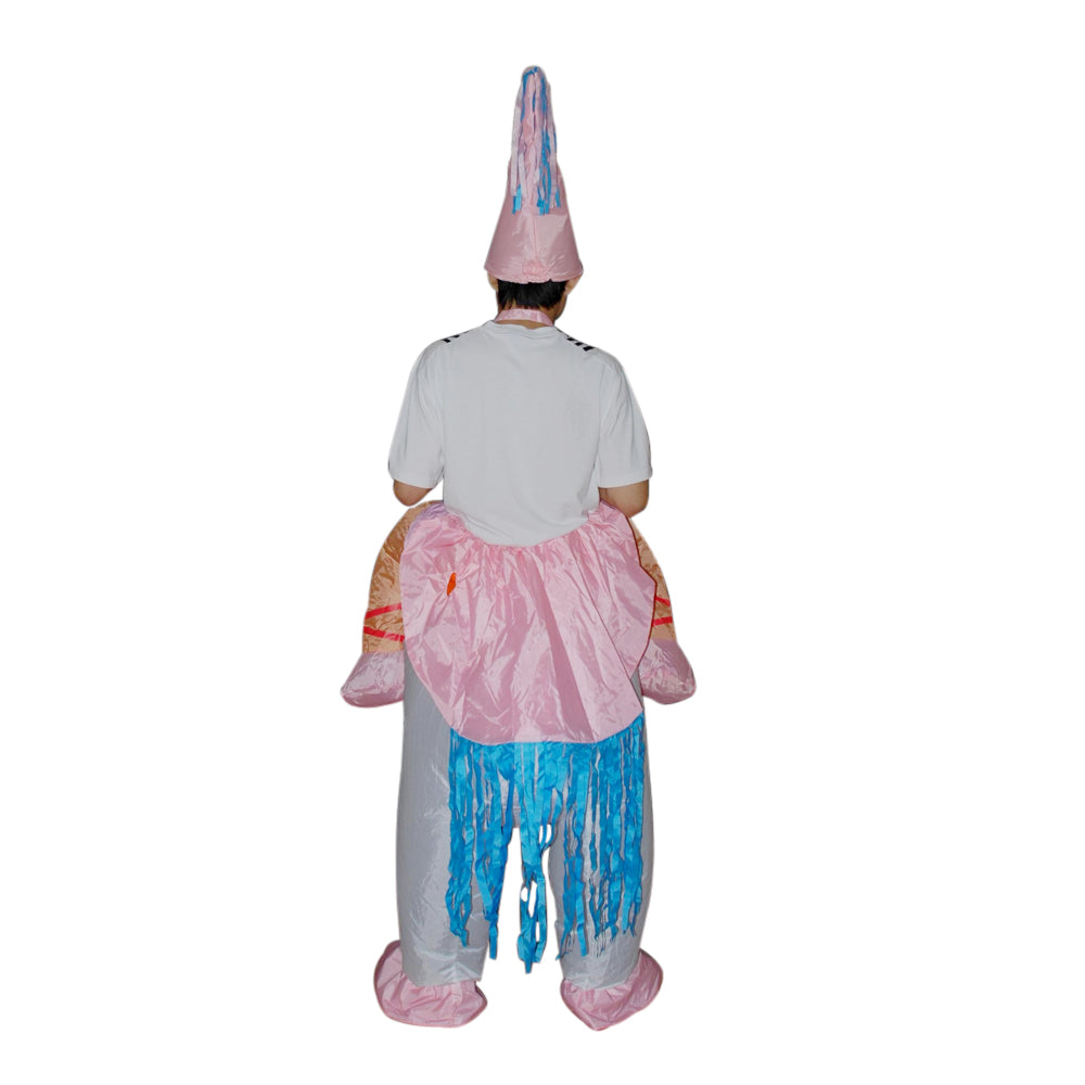 Fan Powered Inflatable Unicorn Costume - One Size Fits All