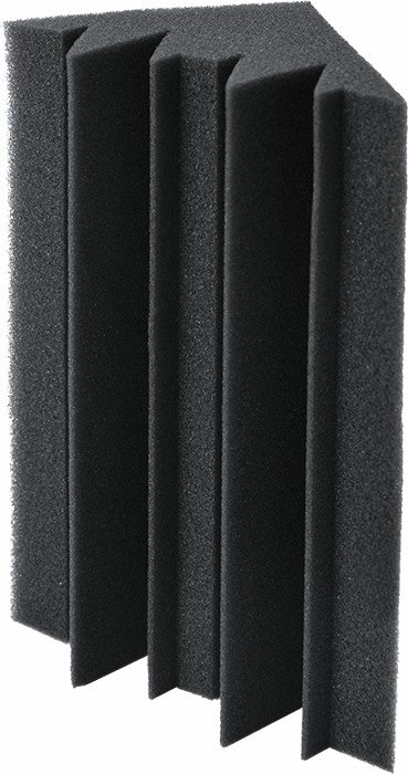 20pcs Fire-Retardant Acoustic Foam Bass Traps, Black