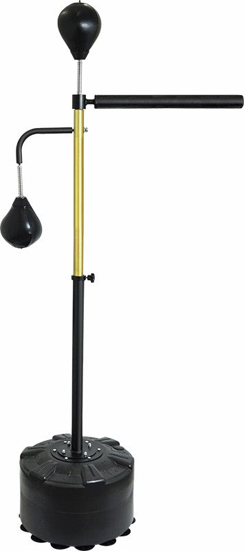 Adjustable Free-Standing Punching Bag with Speedball