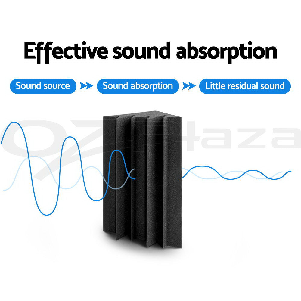 Alpha Acoustic Foam 20pcs Corner Bass Trap Sound Absorption Proofing Treatment