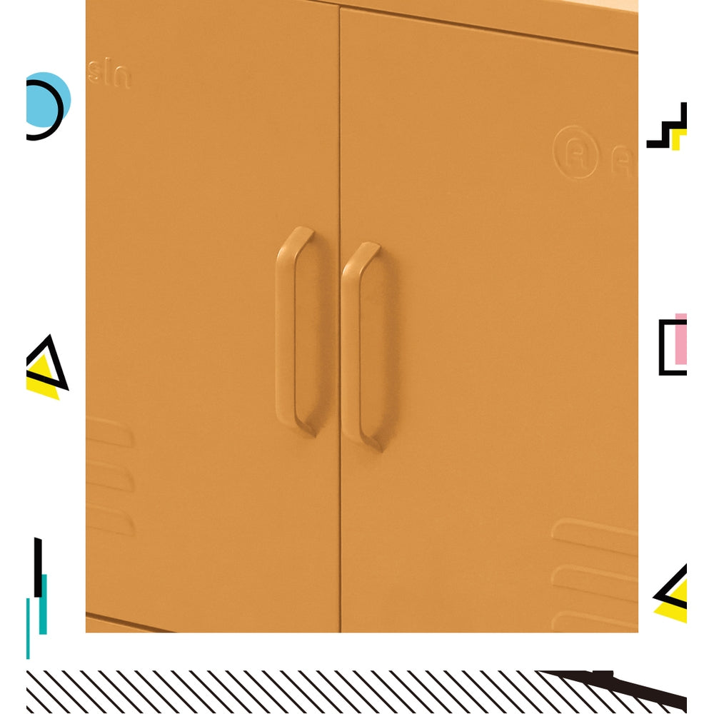 ArtissIn Buffet Sideboard Metal Cabinet - BASE Yellow