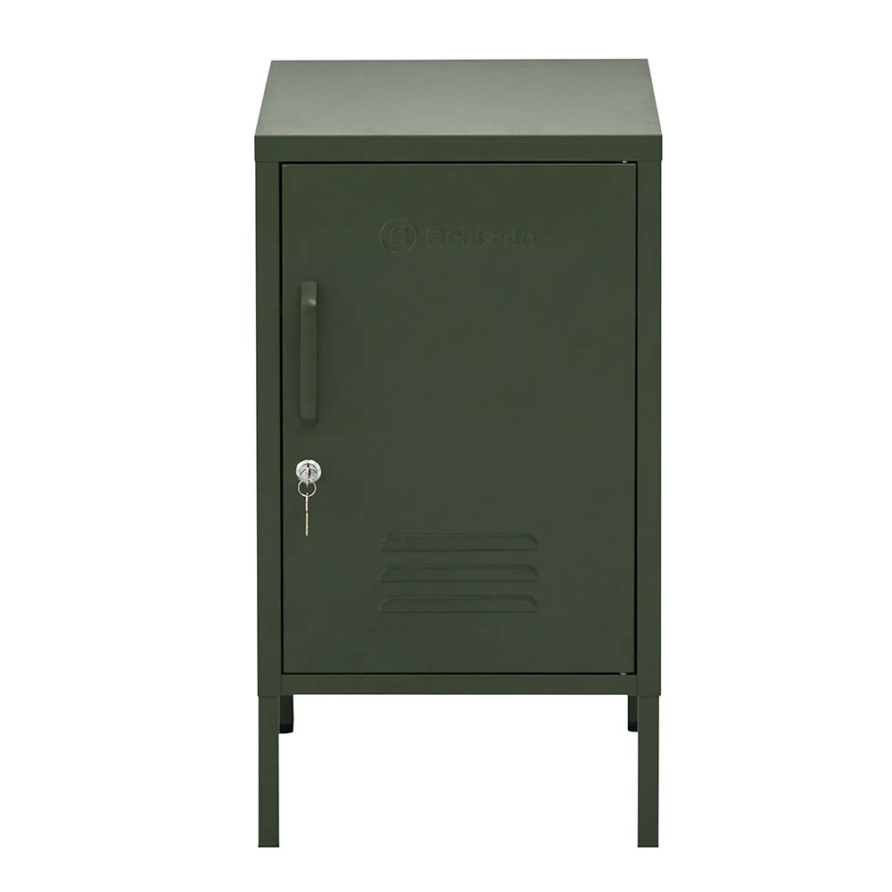 ArtissIn Bedside Table Metal Cabinet - MINI Green