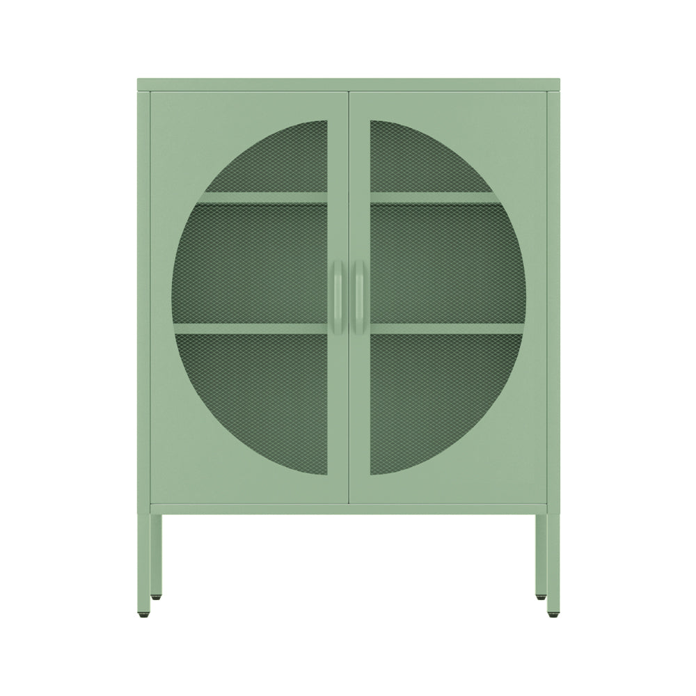 ArtissIn Buffet Sideboard Metal Cabinet - ELSA Green