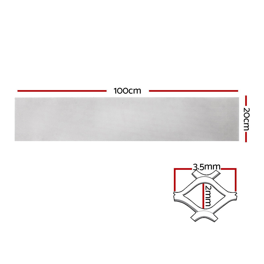 Aluminium Mesh Gutter Guard, 60M, Silver, 0.7mm – Gardeon