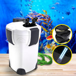 UV Sterilisation Aquarium Filter 2400L/H 4-Stage - Giantz