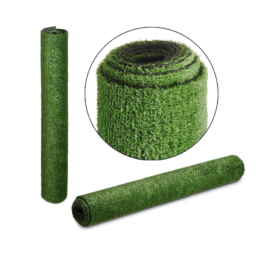 Primeturf Artificial Grass 2mx10m 17mm Synthetic Fake Lawn Turf Plant Plastic Olive