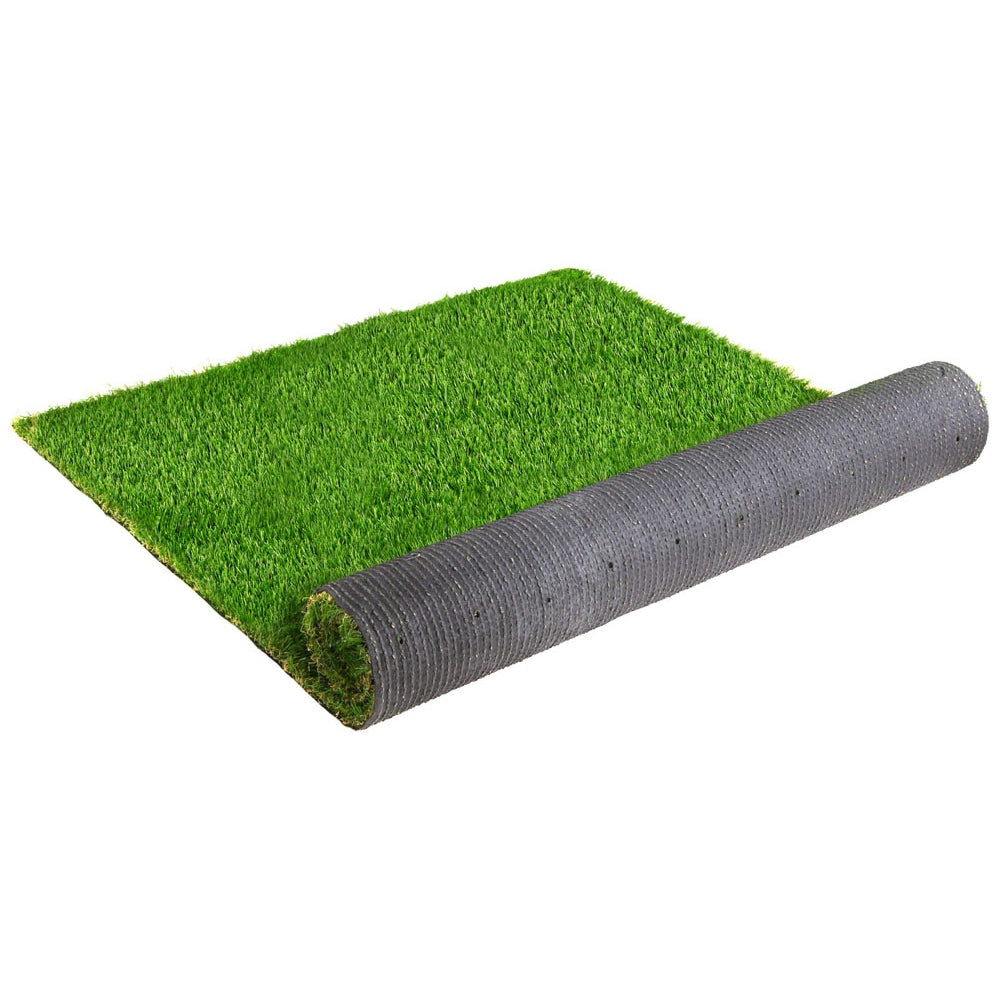 Primeturf Artificial Grass 20SQM 20mm Synthetic Fake Lawn Turf Plant Plastic 4-coloured 1mx10m