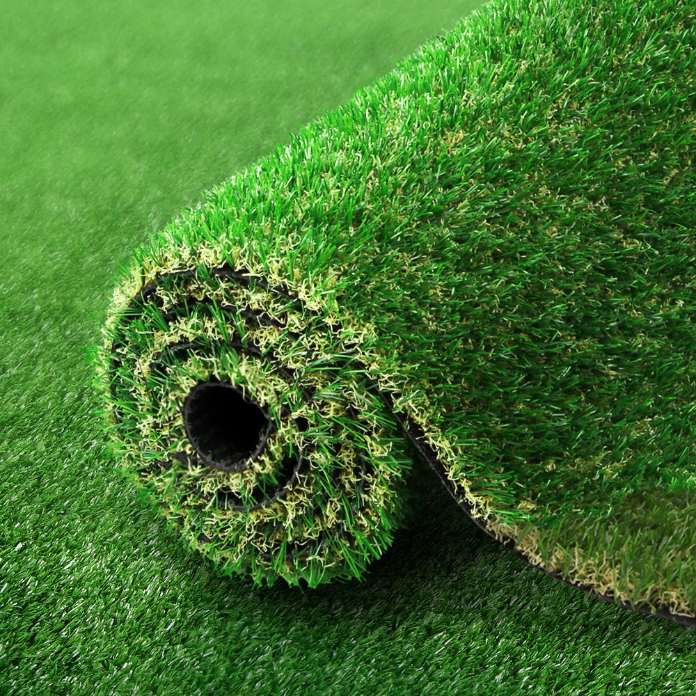 Primeturf Artificial Grass 60SQM 30mm Synthetic Fake Lawn Turf Plastic Plant 4-coloured 2mx5m