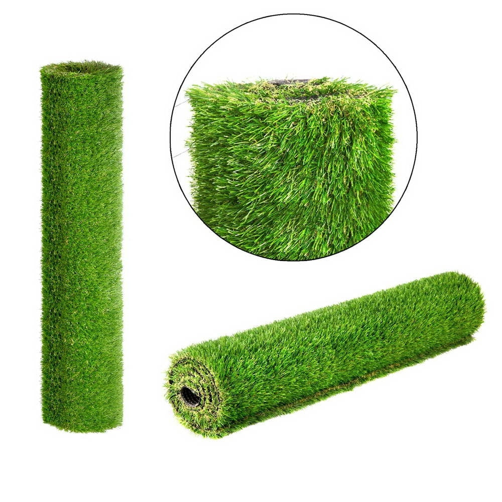 Primeturf Artificial Grass 30mm 1mx20m Synthetic Fake Lawn Turf Plastic Plant 4-coloured