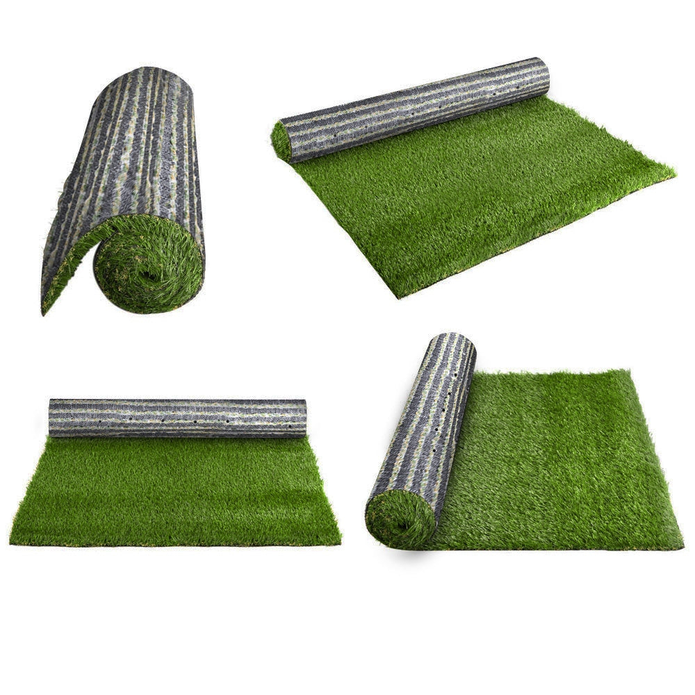 Primeturf 30mm 1mx20m Artificial Grass Synthetic Fake Lawn Turf Plastic Plant 4-coloured