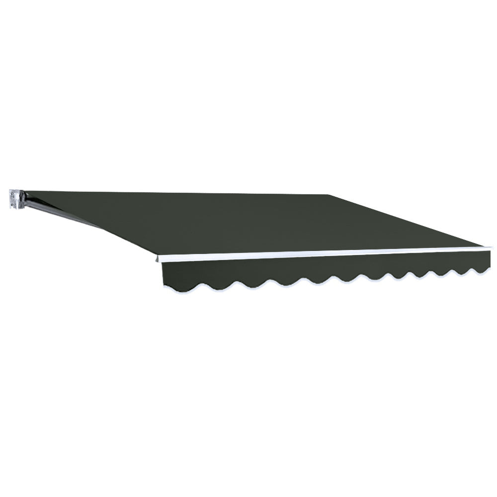 Instahut Retractable Folding Arm Awning Manual Sunshade 3Mx2.5M Grey