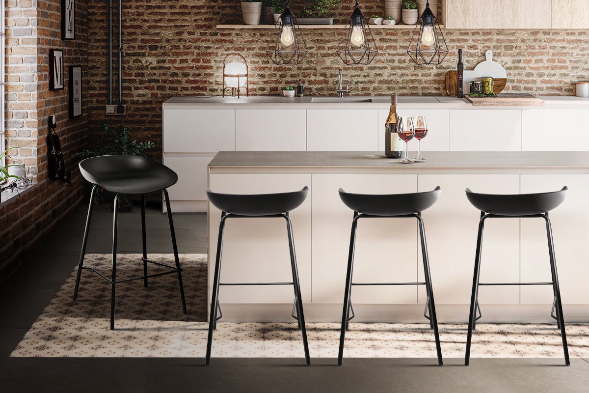 Artiss 4x Bar Stools Kitchen Counter Stools Metal