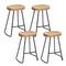 Artiss 4x Bar Stools Tractor Seat 75cm Wooden