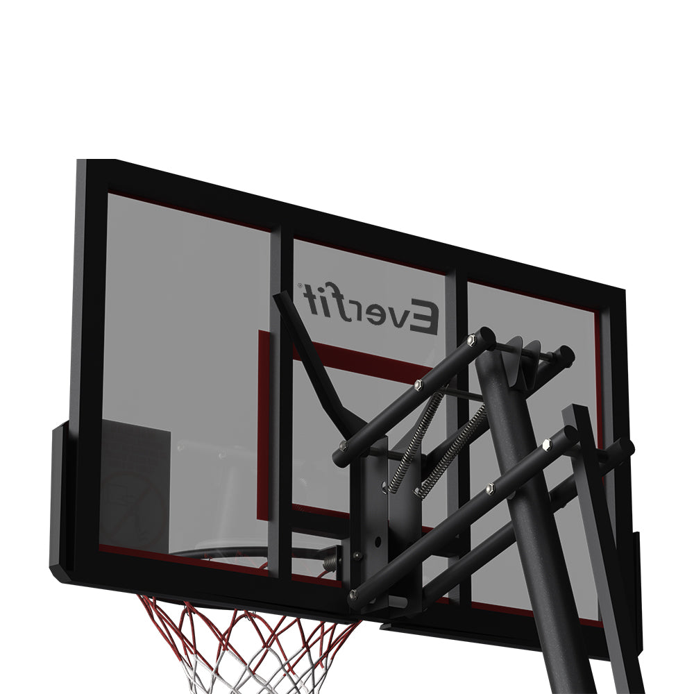 Everfit 3.05M Basketball Hoop Stand System Adjustable Height Portable Red Pro