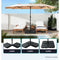 Instahut Outdoor Umbrella Base Stand Sand/Water Pod Cantilever Beach Patio 50cm