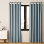 Thermal Blockout Curtains 250GSM Grey 240x230cm Set Artiss