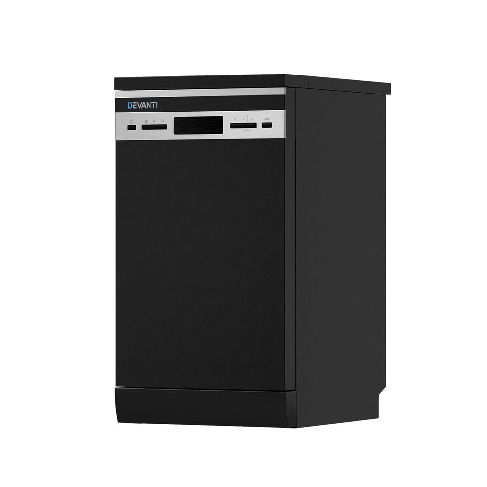 Freestanding 10-Place Dishwasher, LED Display, 8 Programs - Devanti