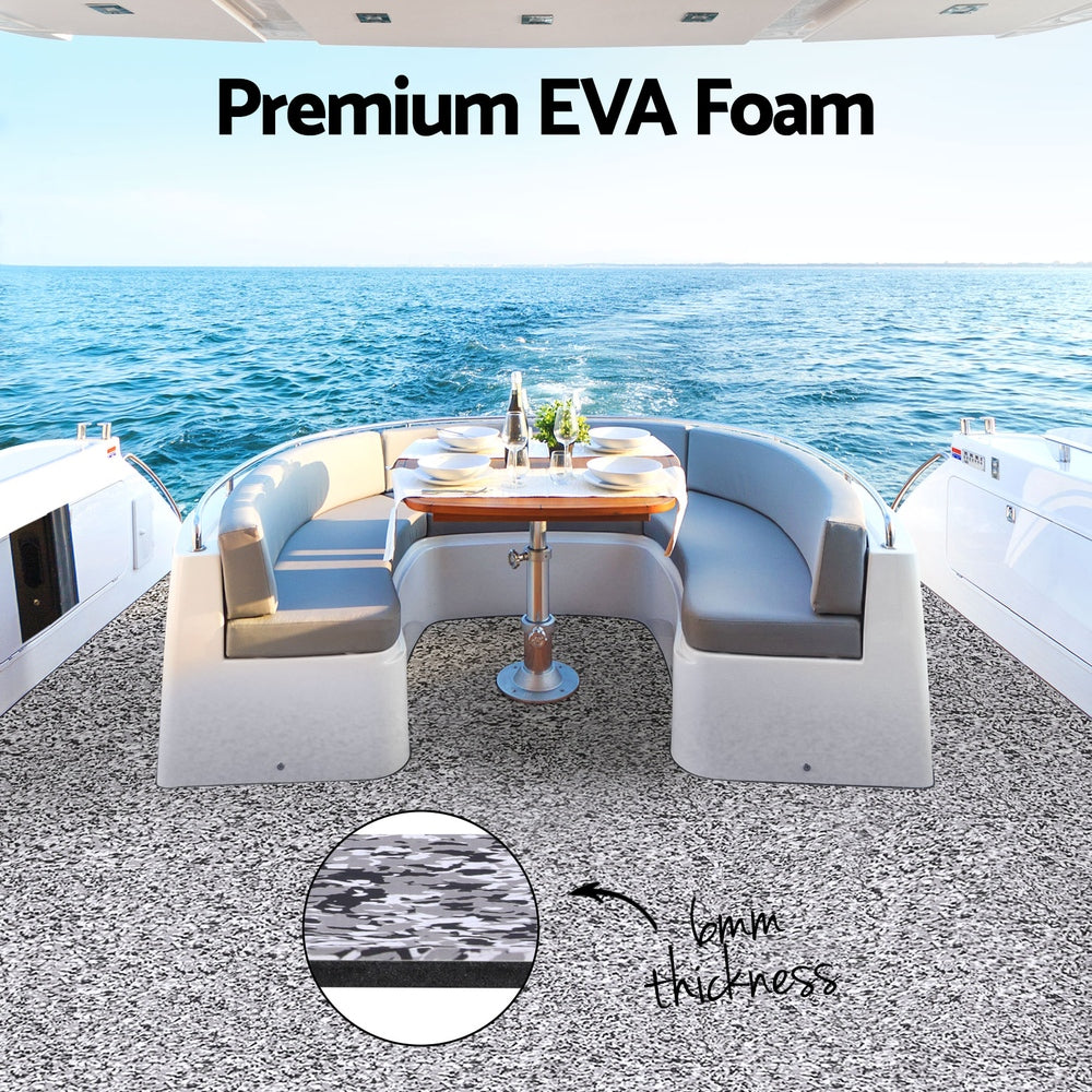 Seamanship EVA Foam Boat Flooring Marine Mat Decking Sheet 240x90x0.6cm Camo