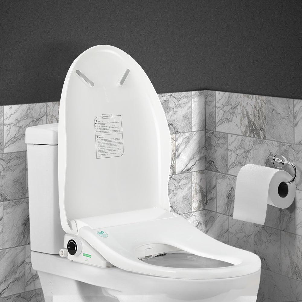 Cefito Electric Bidet Toilet Seat Cover Auto Smart Water Wash Dryer Night Light