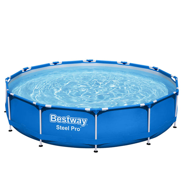 Bestway Swimming Pool Above Ground Pools Filter Pump 3.66M Power Steel Frame