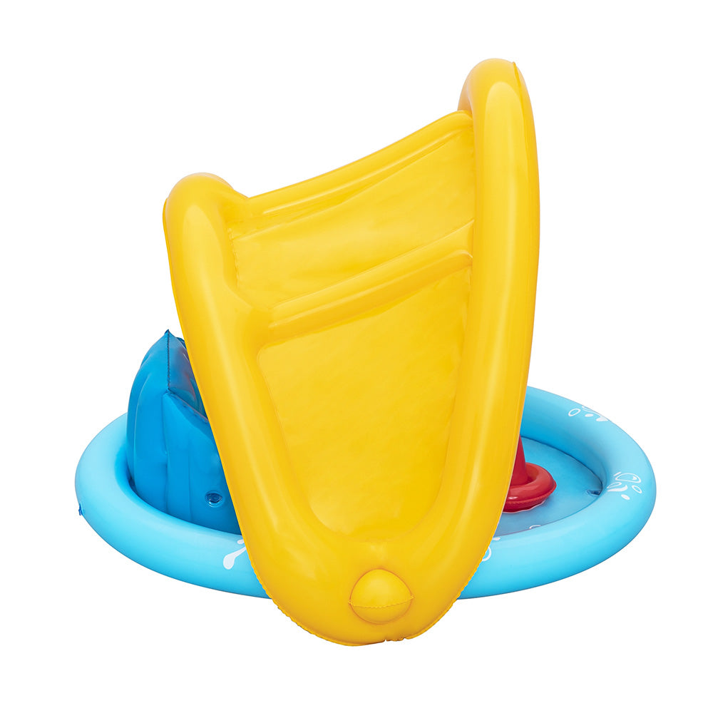 Bestway Kids Pool 115x89x76cm Inflatable Play Swimming Pools w/ Canopy 31L