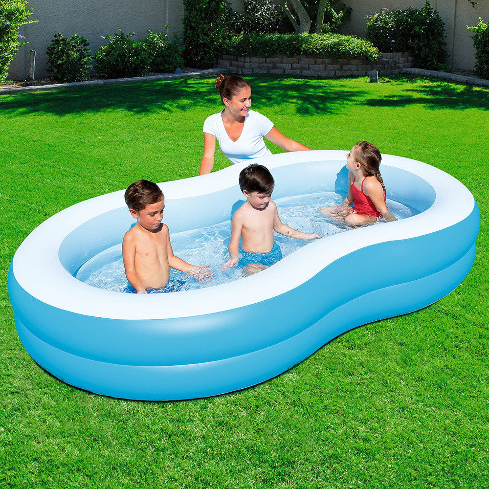 Bestway Kids Pool 262x157x46cm Inflatable Above Ground Swimming Pools 544L