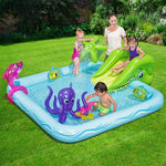 Inflatable Kids Pool with Slide, Water Sprayer, and Toys – Bestway