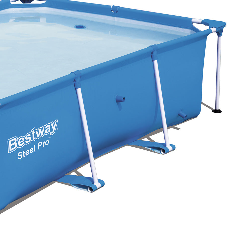 Bestway Swimming Pool 259x170x61cm Steel Frame Above Ground Pools 2300L