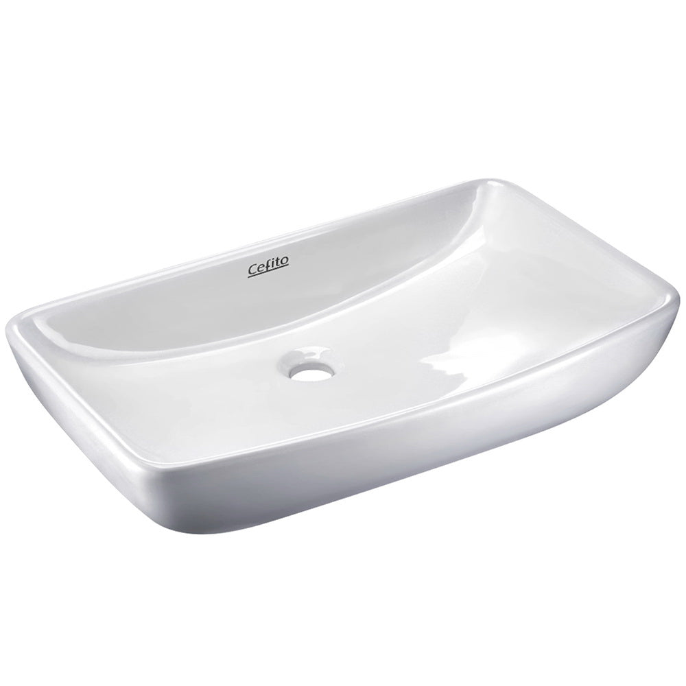 Cefito Bathroom Basin Ceramic Vanity Sink Hand Wash Bowl 60x38cm