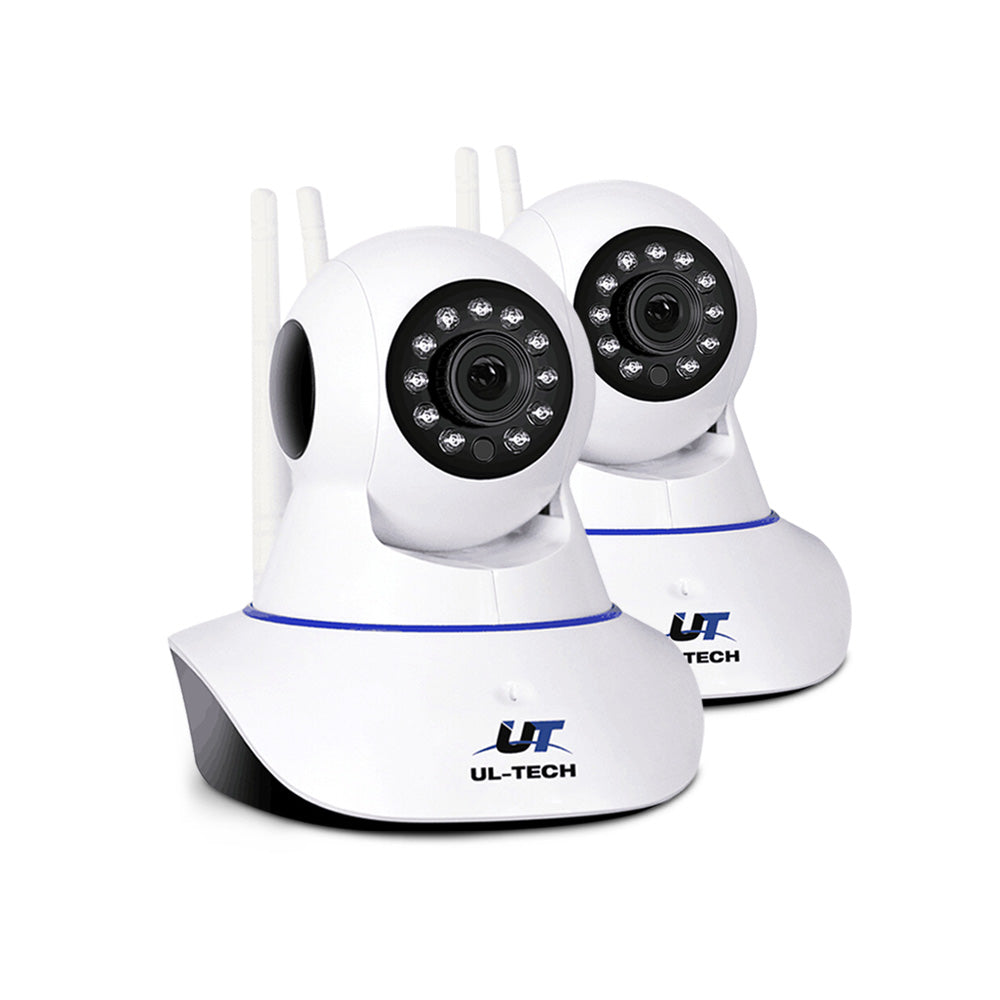 UL-tech 1080P Wireless IP Cameras Security WIFI Cam White