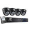 UL-tech CCTV Camera Security System Home 8CH DVR 1080P 4 Dome cameras with 1TB Hard Drive