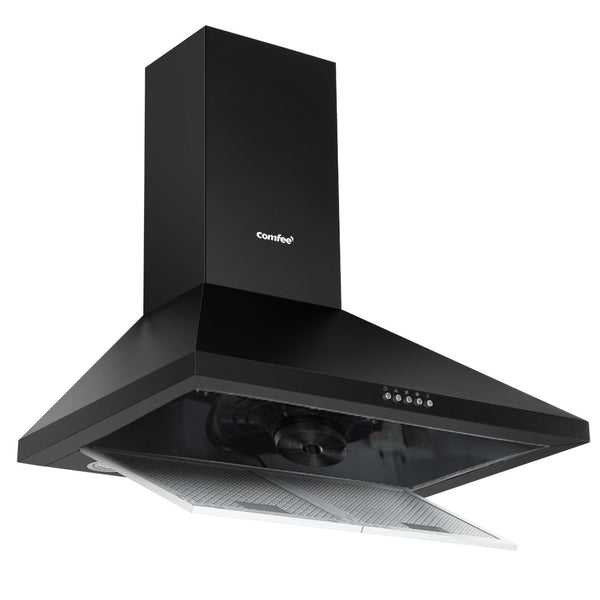 Comfee Rangehood 600mm Home Kitchen Wall Mount Canopy With 2 PCS Filter Replacement