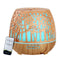 Devanti Aroma Diffuser Aromatherapy Humidifier Essential Oil Ultrasonic Cool Mist Wood Grain Remote Control 400ml