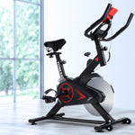 Adjustable Resistance Spin Exercise Bike with LCD Monitor - Everfit